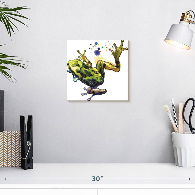 Couleur grenouille, H 10 po x l 10 po