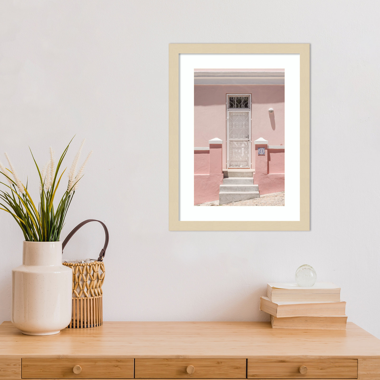 Orchard Cottage by Shot by Clint Wood Framed Wall Art Print, Brown, 17" H x 13" W