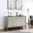 Stevensville Grey Four Door Credenza