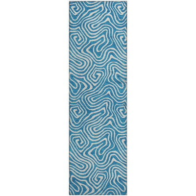 Premium Machine Washable Diskin AMF1030 Swirls Rug