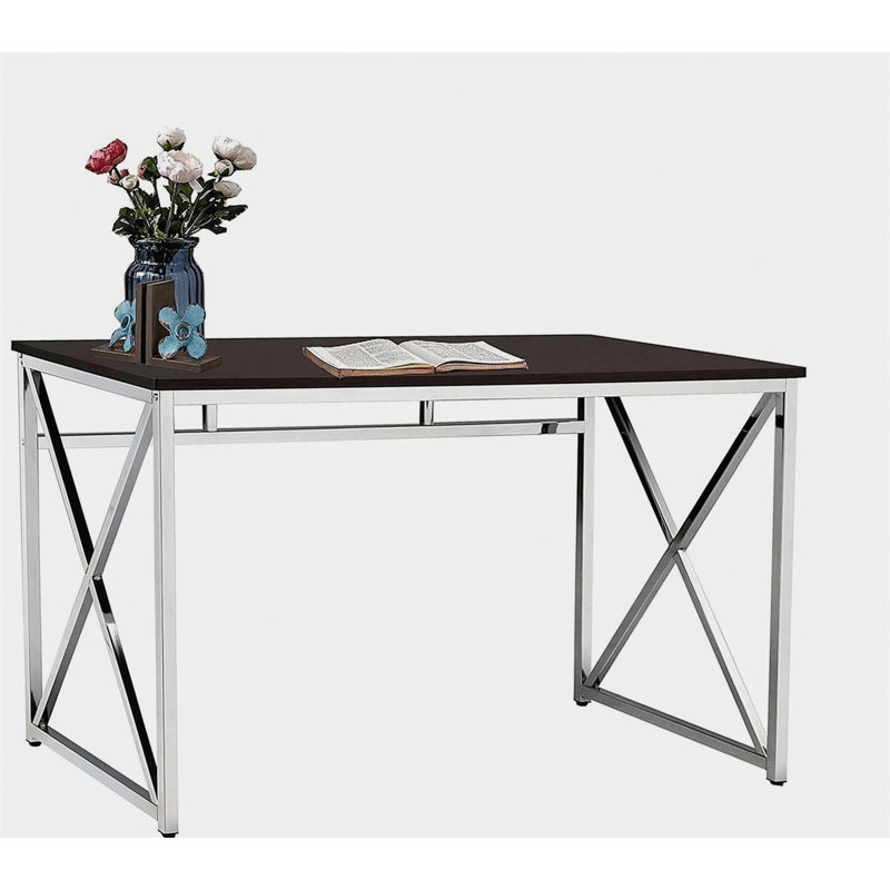 Bureau en MDF Madison / chrome Madison