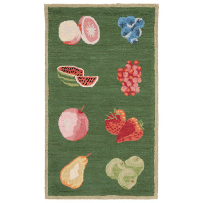 Demitro Hand Hooked Wool Rug