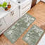 Ensemble de 2 tapis de cuisine Sage Green