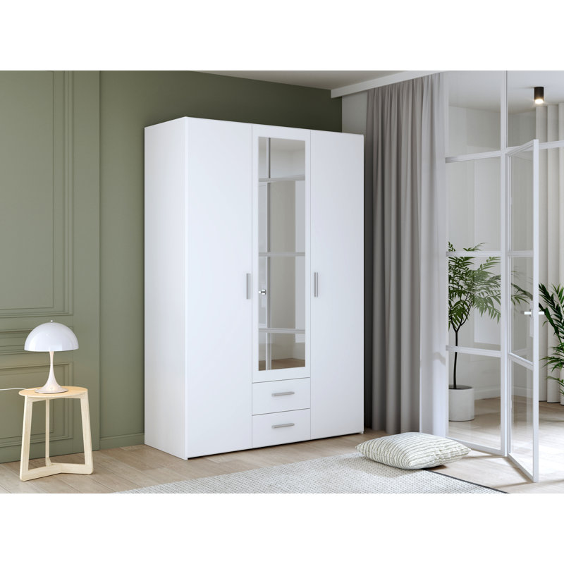 Remonia 3 Door Manufactured Wood Wardrobe