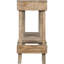 Console rustique rustique, brun