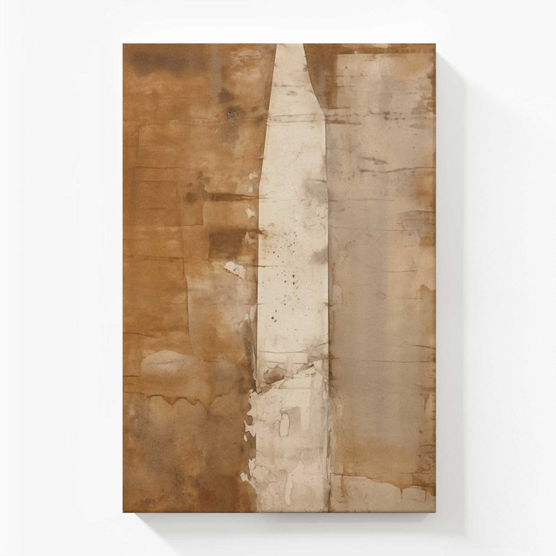 Sienna Strips II, Toile tendue, 54" H x 36" W x 1.25" D