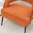 Mann Upholstered Velvet Armchair With Black Legs-852376735