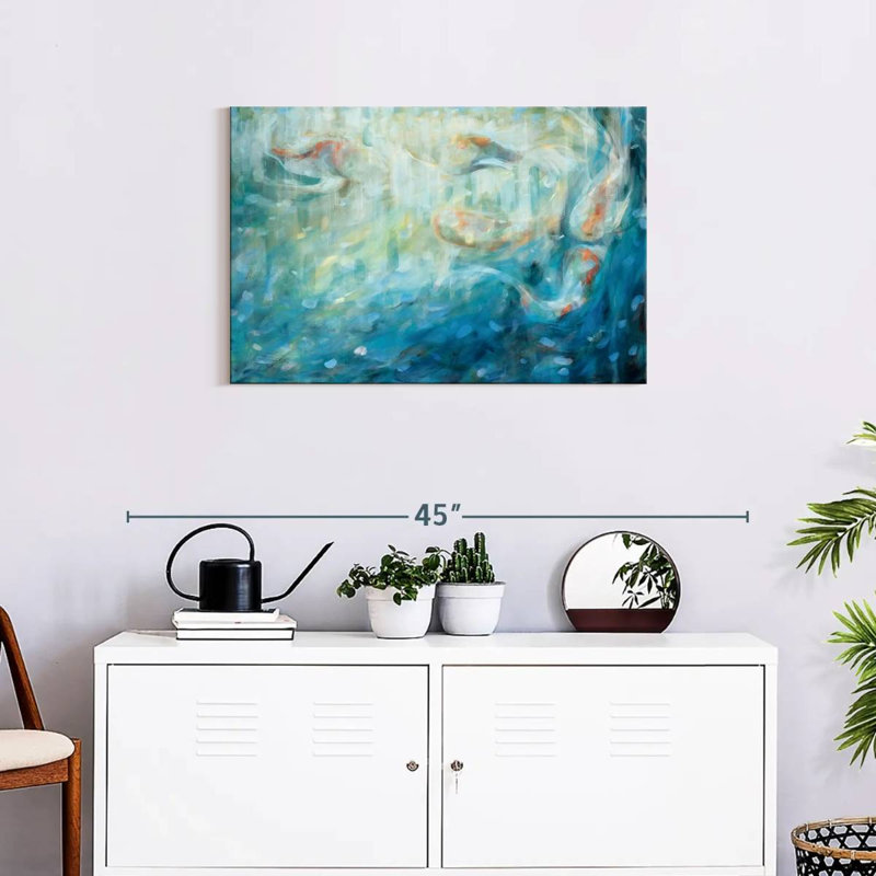 Brampt Playing Koi, 20" H x 30" W