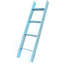 Étagère en bois turquoise 5 marches-2024892413-2024892401
