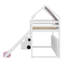 Cadre de lit mezzanine en bois avec tente-150824959-150824945