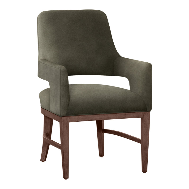 Chaise avec accoudoirs Josie, Noyer, Loden 9953