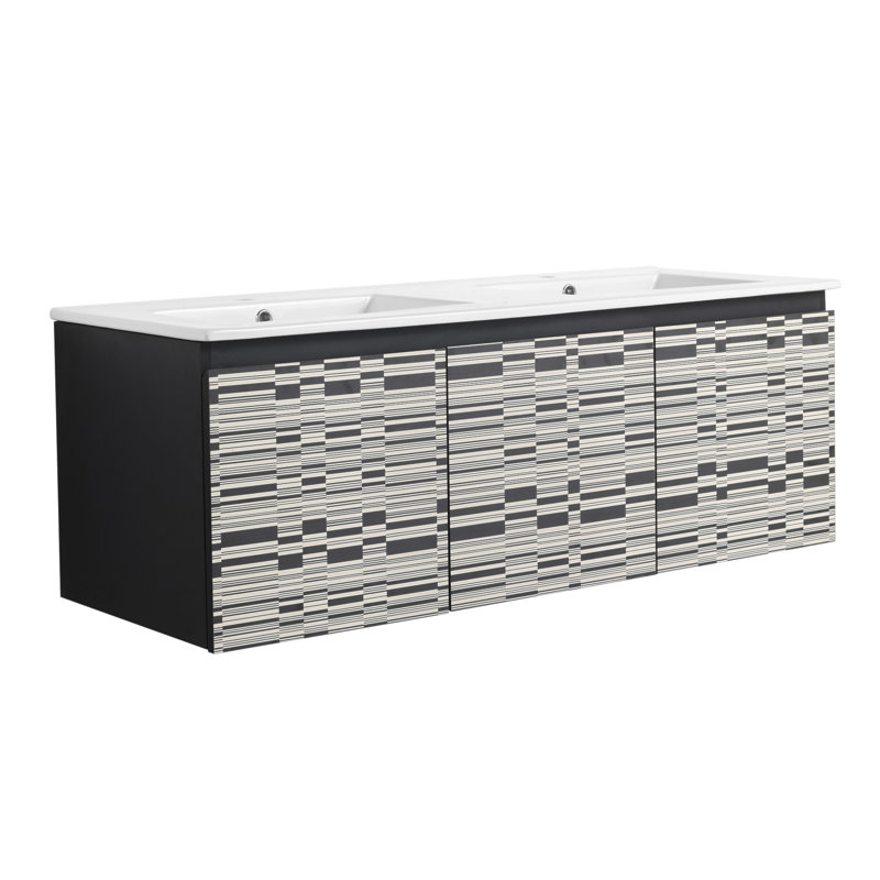 47.6'' Double Bathroom Vanity with Top