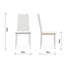 Adonia Upholstered Faux Leather High Back Dining Chairs-39665852-123100106