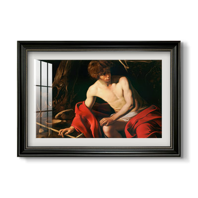 Saint Jean-Baptiste dans le désert, vers 1603-1604 - Caravage - Estampe encadrée sur mesure