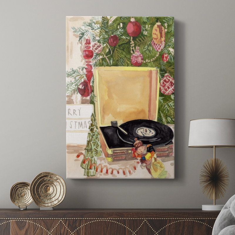 Home Sweet Christmas II - Cavas enveloppés de galerie, H 27 po x l 18 po