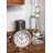 Table Clock Round Plastic Tabletop Clock with Alarm Function 5.75 Inches-2002405682
