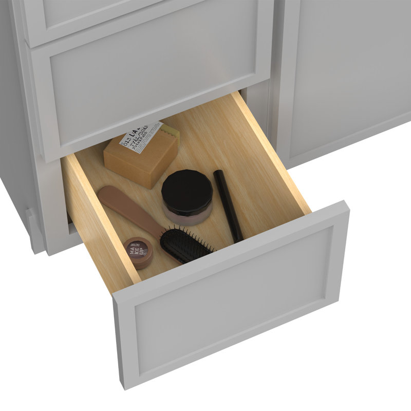 63'' Single Bathroom Vanity Base Only, Gray