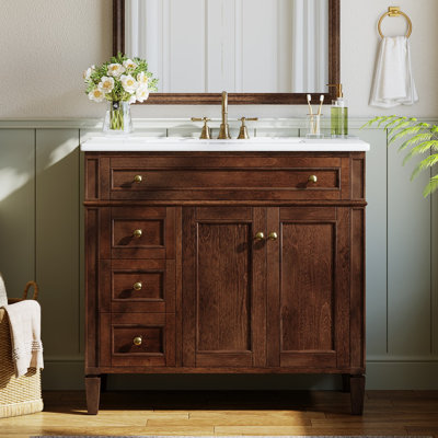 36'' Single Bathroom Vanity With Top