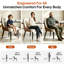 Chaise d'appoint rembourrée en similicuir Frania-1650723340-1659405642