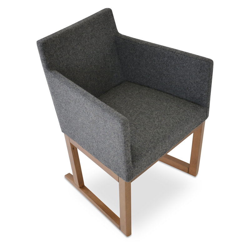 Fauteuil Harbut, Gris foncé