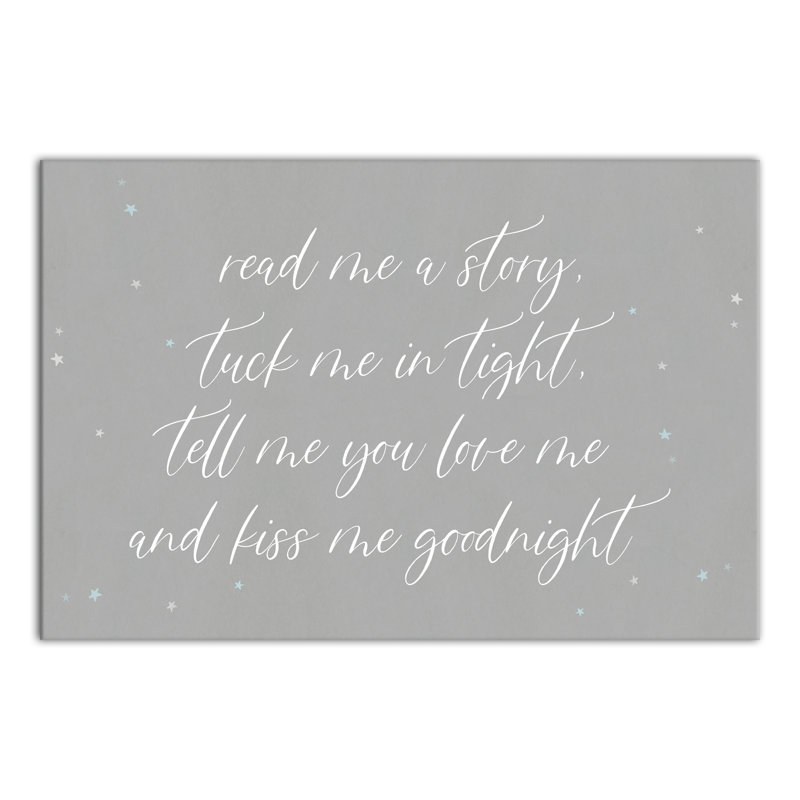 « read me », art sur toile Bingham, H 12 po x l 18 po x P 1,25 po