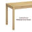  Flow Modern Wooden Rectangle Desk Table with Hidden Drawer – Waterproof & Heat Resistant-121973485