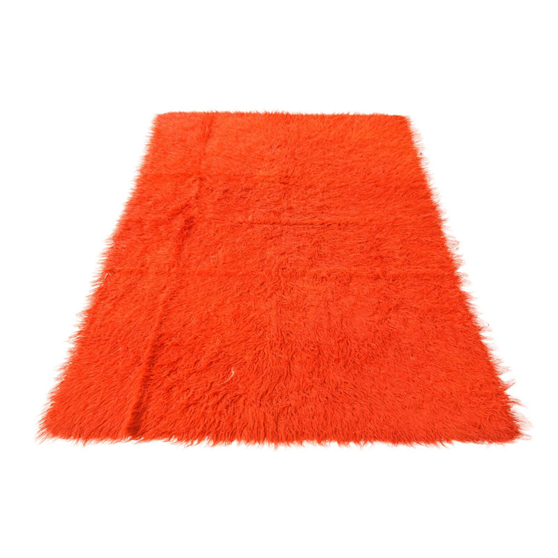 Tapis orange 4 x 6 Pinson