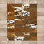 Tapis antibactérien 100% polyester 5,9 x 9,2 pi Luxurious Pois en feutre antidérapant en PVC, d'une hauteur de poils de 0,3 po | Lavable à la machine, impression numérique 3D, parfaite pour le décor du salon et de la chambre à coucher-1338687346