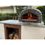 Four à pizza en bois avec comptoir en pierre Authentic
