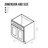 Hibbitts 24'' Single Bathroom Vanity Base Only-1788342363