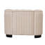 Canapé d'appoint simple en velours rembourré avec structure robuste et dossier confortable pour des moments de détente