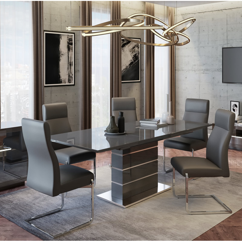 Jonathon Extendable Dining Table, Grey