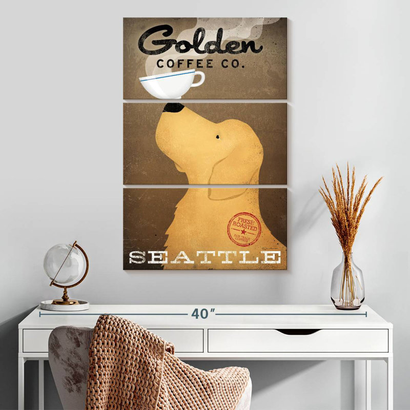Tergel Golden Coffee Co, H 32 po x l 20 po