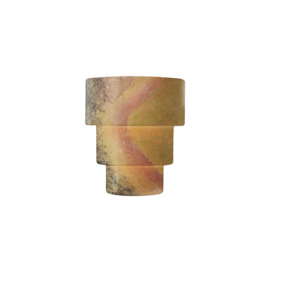Ambiance - Large Terrace Wall Sconce - Harvest Yellow Slate - E26 - Incandescent