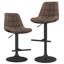 Hillingdon Swivel Upholstered Adjustable Height Bar Stool