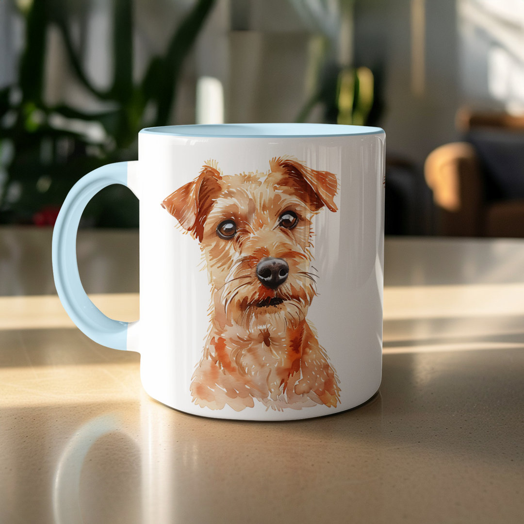 Watercolor German Shepherd Design 11oz Coffee Mug