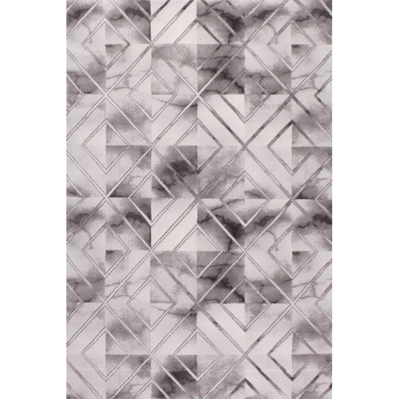 Elystan Abstract Hand Woven Area Rug, Rectangle 80 x 150cm