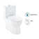 Belleze 1.5 Gallons GPF Back To Wall Toilets