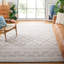 Tapis géométrique en laine et en coton touffeté à la main Abou-285519249