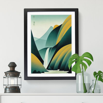 Waterfall Modern Design Vol.1 - Single Picture Frame Print