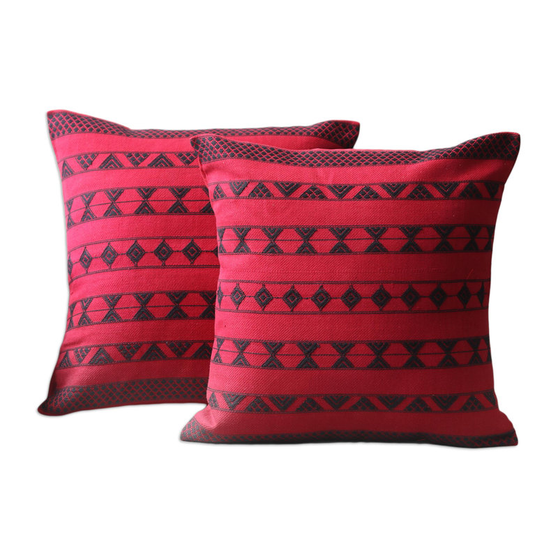 Abstract Cotton Pillow Cover