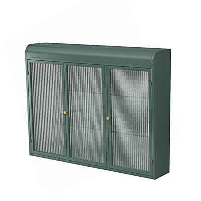 Armoire murale en verre 3 portes