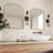 Metal Arch Wall Mirror-701091096-701091098
