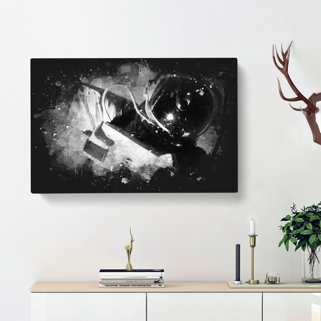 An Astronaut In Zero Gravity - Wrapped Canvas