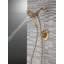 Robinet de douche à double fonction Linden 17, ensemble de garniture de douche avec 4 jets In2ition 2 en 1 pomme de douche à main avec boyau, bronze champagne (valve non incluse)-6898379
