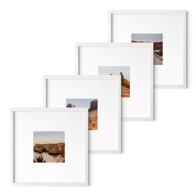 Cadre photo en bois - ensemble de 4