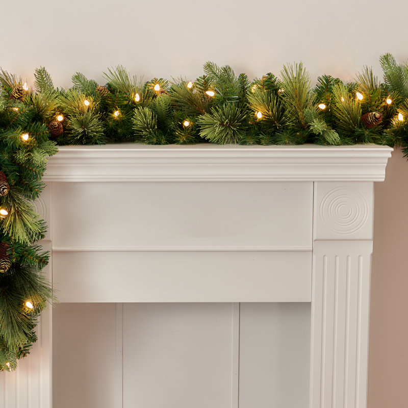 Guirlande de Noël 9 pi avec 50 lumières DEL