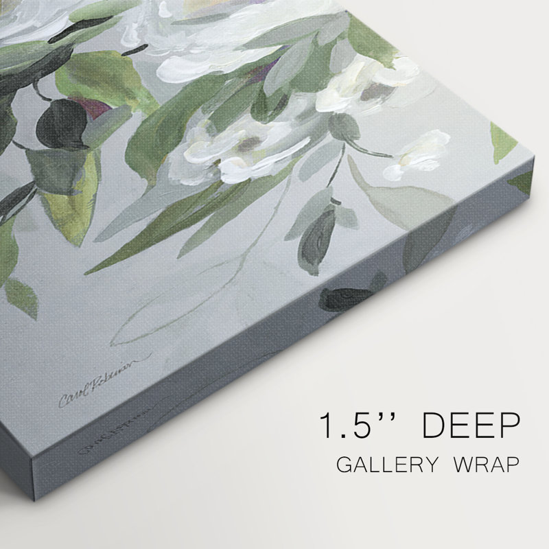 Mélange délicat I - Cavas enveloppés de galerie, H 60 po x l 40 po