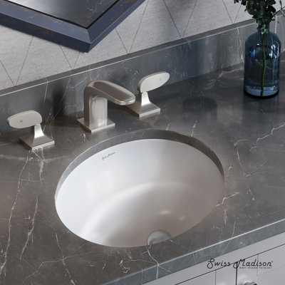 Monaco 16" Ceramic Undermount Bathroom Sink