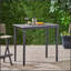 Table de bar rectangulaire d'extérieur en bois d'acacia - Durable et élégante pour les patios modernes-1295995050